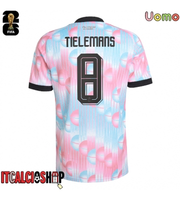 Belgio Youri Tielemans #8 Seconda Maglia Mondiali 2026 Manica Corta